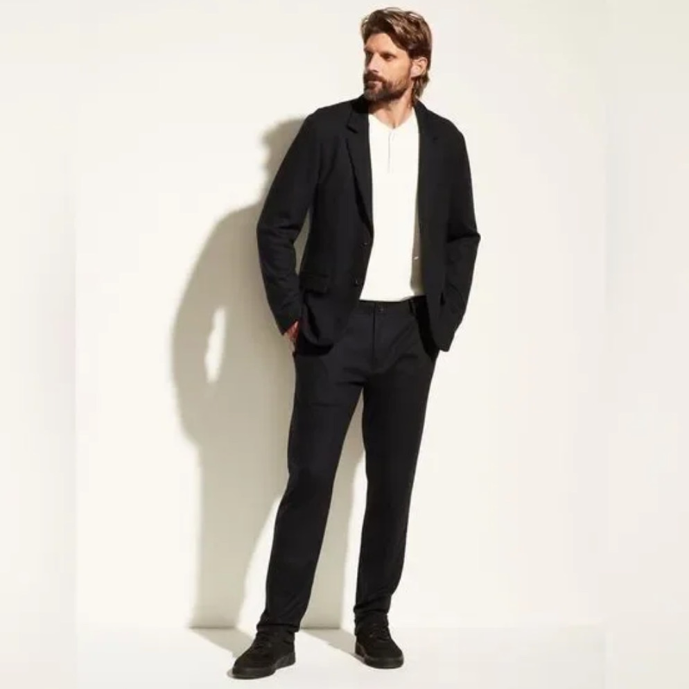 Nwt Vince Slim Fit Solid Wool Blend Pants Size Medium